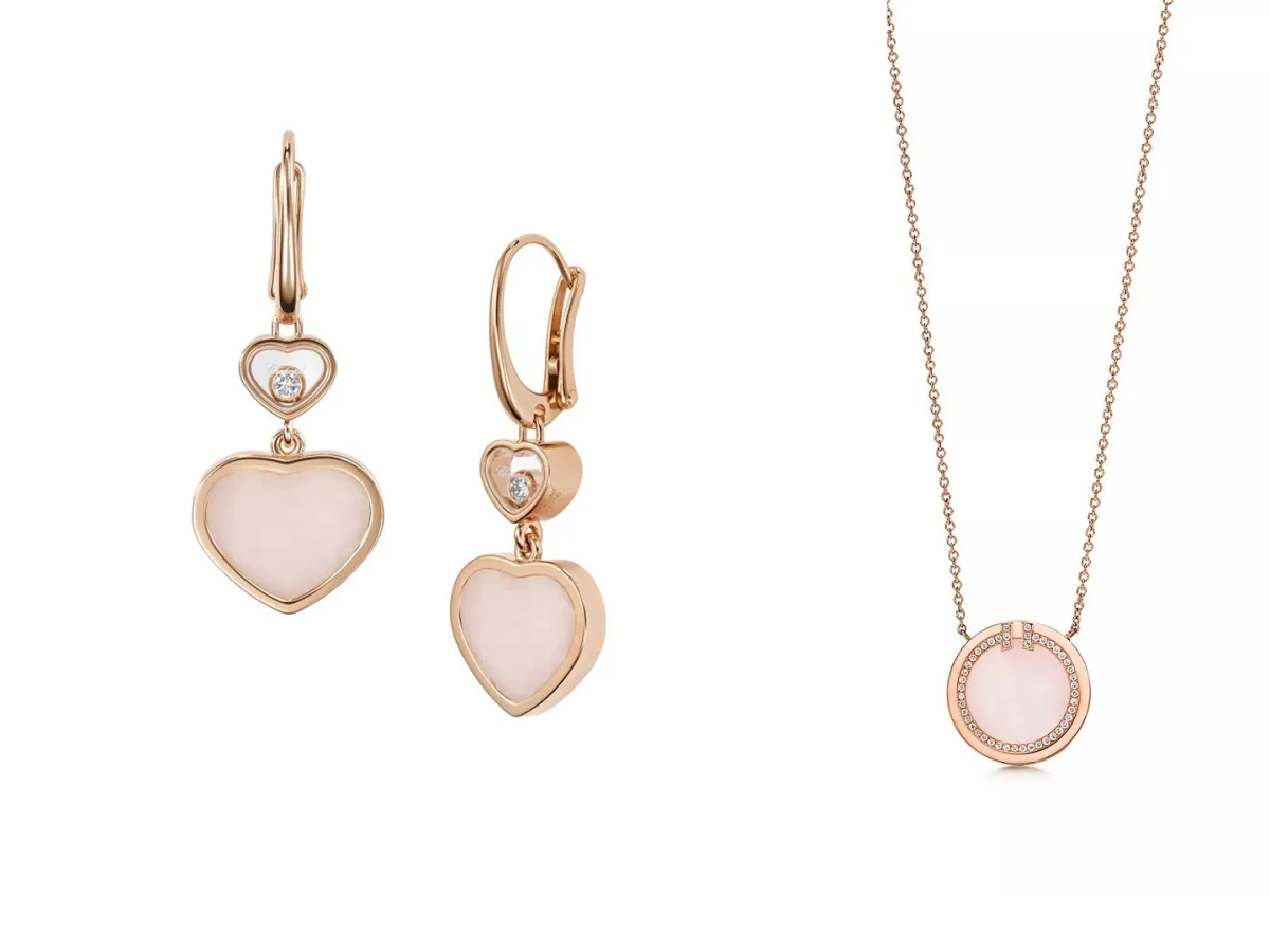 مجوهرات مرصعة بحجر الأوبال الوردي.. تصاميم عصرية لإطلالاتكِ في 2024