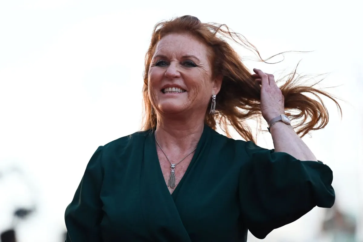 سارة فيرغسون في مهرجان فينيسيا السينمائي الدولي (Sarah Ferguson at Venice International Film Festival). مصدر الصورة: Andreas SOLARO / AFP