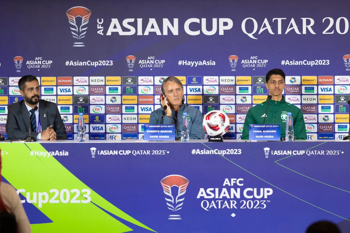 مانشيني: لم أقل أن المنتخب السعودي ليس مرشحاً للقب كأس آسيا 2023