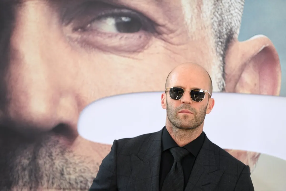 جيسون ستاثام Jason Statham في عرض فيلم "Fast & Furious presents Hobbs & Shaw,"(مصدر الصورة: AFP / Robyn Beck)