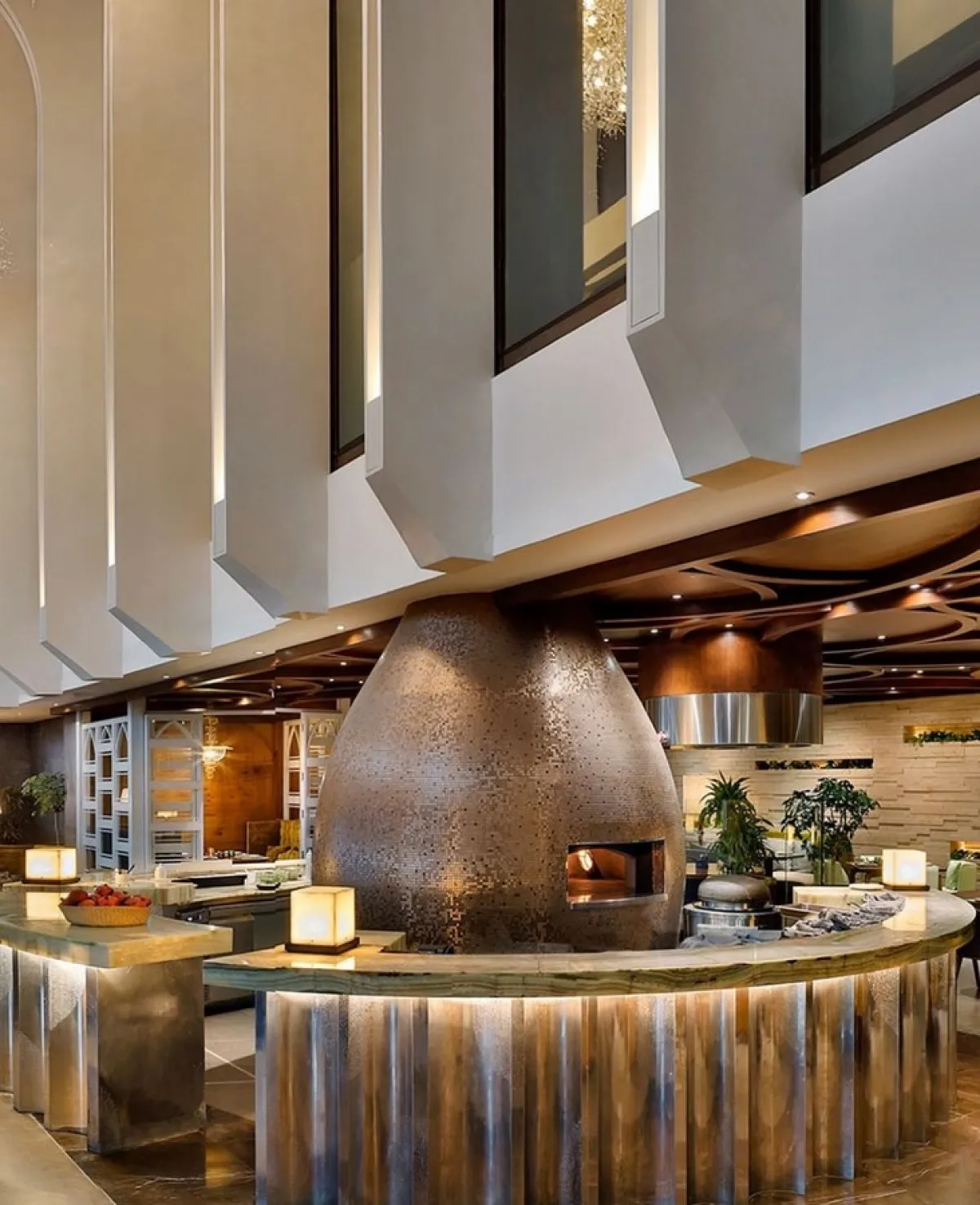 لقطة لداخل مطعم نيالي