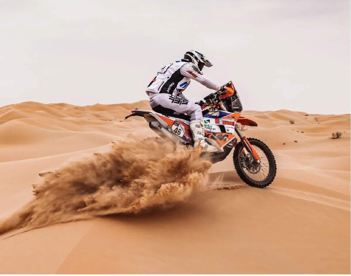 انطلاق فعاليات النسخة الـ33 من رالي أبوظبي الصحراوي. الصورة من wam