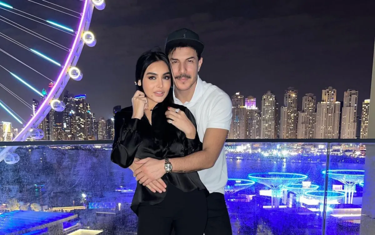 باسل خياط وناهد زيدان- الصورة من حساب باسل خياط على انستغرام