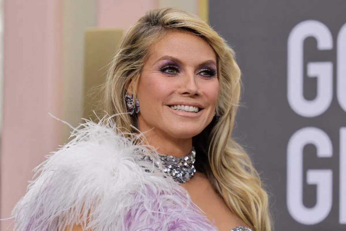 هايدي كلوم Heidi Klum في حفل غولدن غلوب الـ80