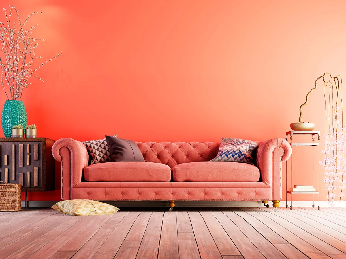 لون المرجان يُميّز ديكورات منزلك المعاصر هذا العام