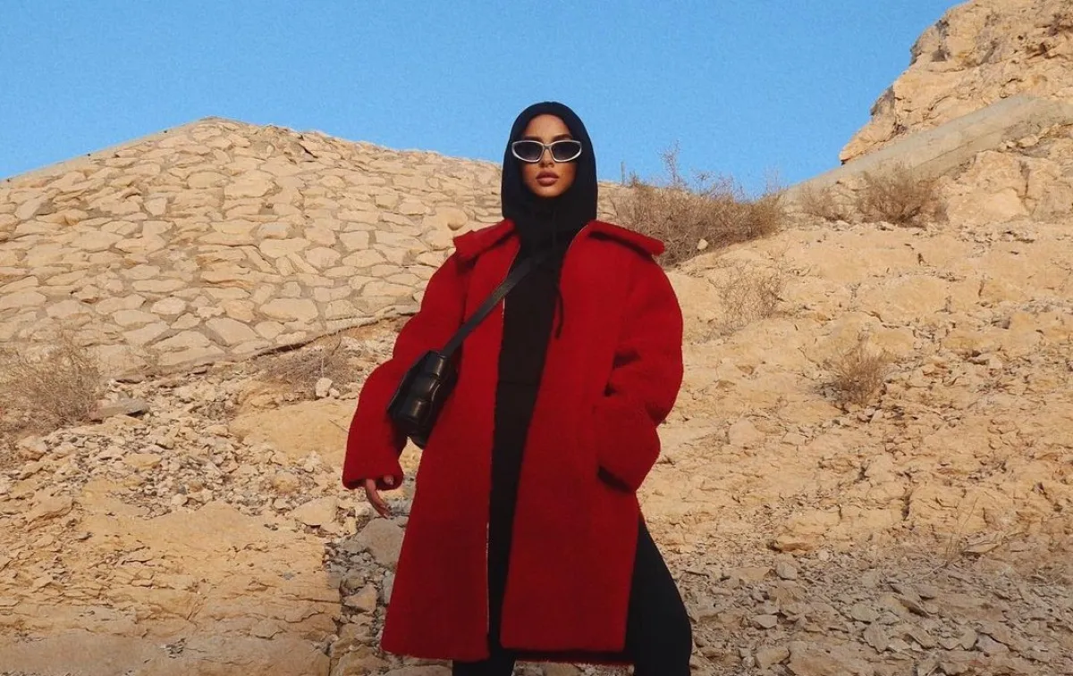 مدونة الموضة سهى طه- الصورة من حسابها على انستغرام