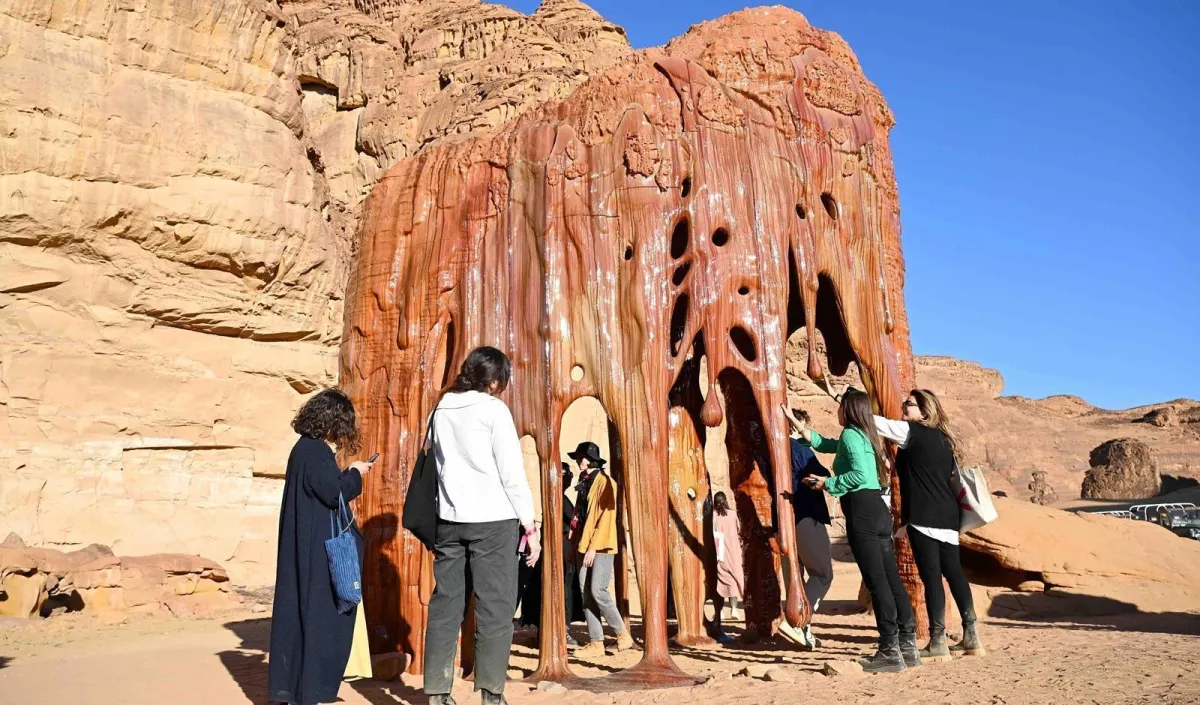 انطلاق مهرجان العلا للفنون بمشاركة فنية واسعة من فنانين عالميين - الصورة من واس