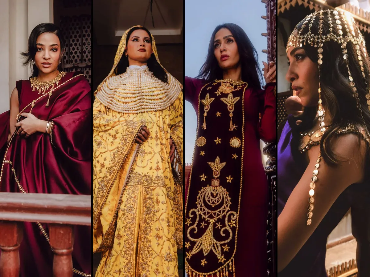 أجمل إطلالات النجمات بتوقيع مصممتين سعوديتين..تفاصيل مبهرة من وحي التراث 