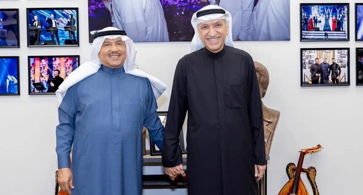 سالم الهندي- ومحمد عبده -الصورة من حساب روتانا لايف على الانستغرام