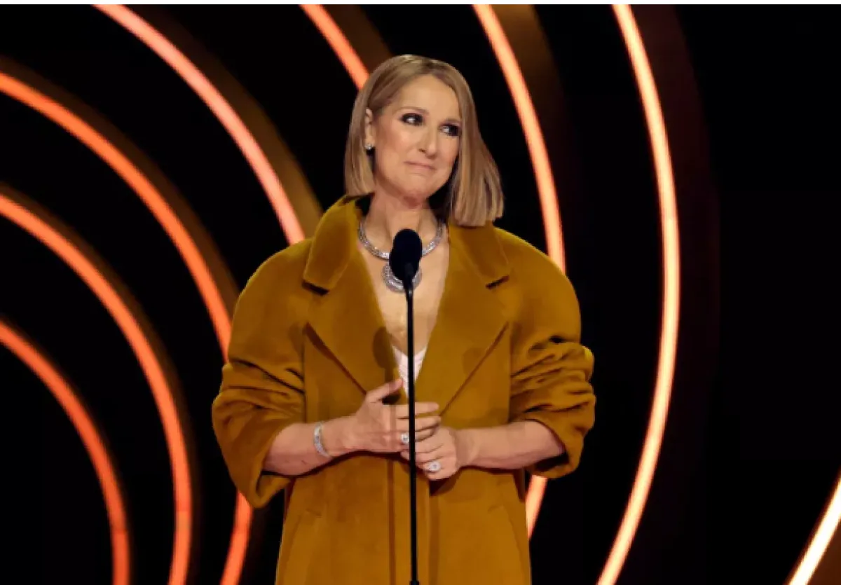 سيلين ديون Celine Dion في حفل الغرامي (مصدر الصورة: KEVIN WINTER / GETTY IMAGES NORTH AMERICA / Getty Images via AFP)
