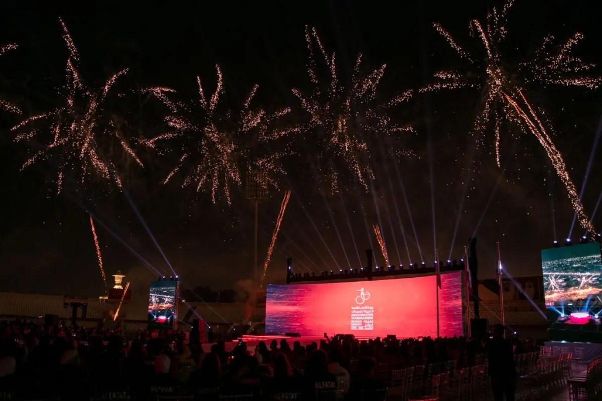 أقيم حفل الافتتاح مساء يوم الجمعة 2 فبراير في مسرح المجاز بالشارقة - الصورة من الموقع الرسمي للبطولة