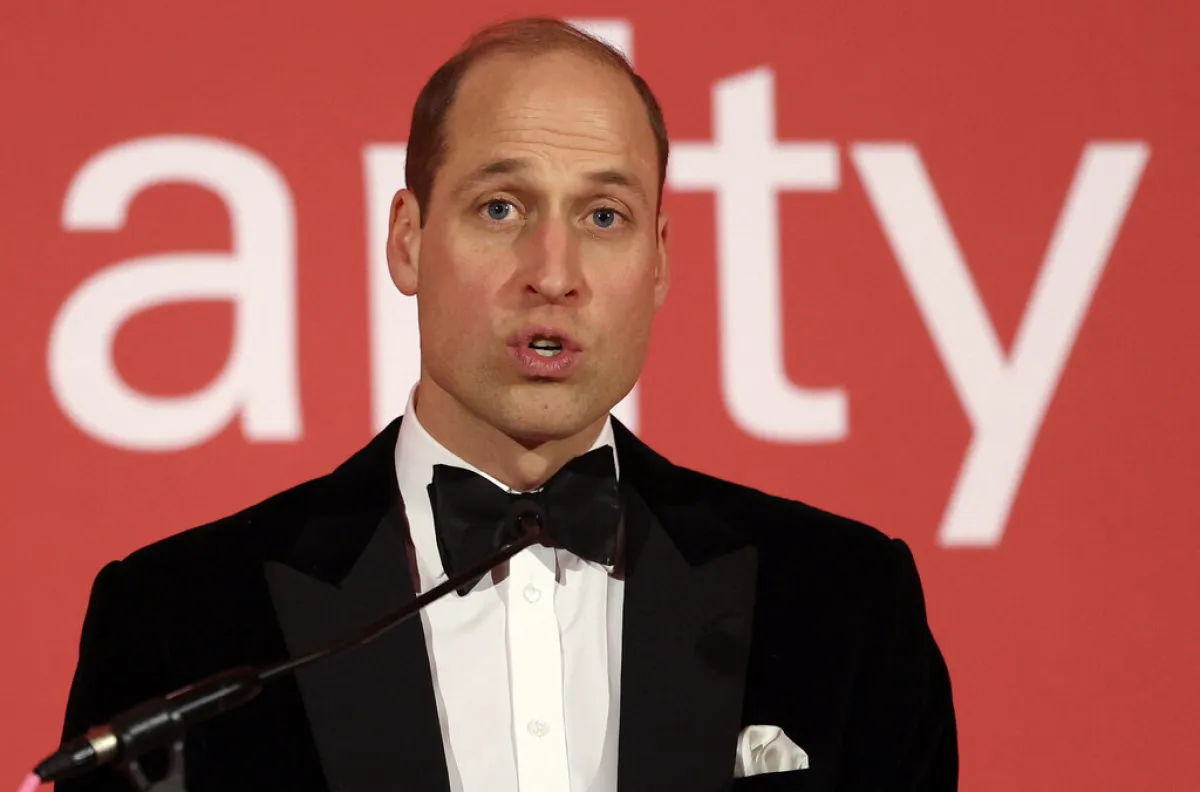 الأمير ويليام Prince William في أول ظهور بعد الإعلان عن إصابة والده بالسرطان (Daniel LEAL / POOL / AFP)