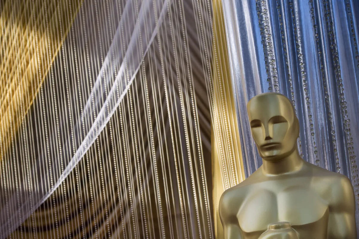 جائزة الأوسكار  An Oscars statue (مصدر الصورة: / AFP / Mark RALSTON)