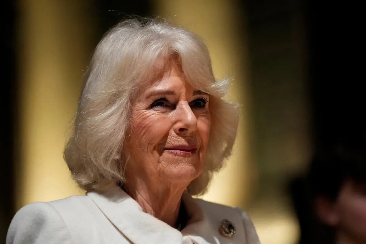 الملكة كاميلا  Queen Camilla في حفل موسيقي (مصدر الصورة: Kirsty Wigglesworth / POOL / AFP)
