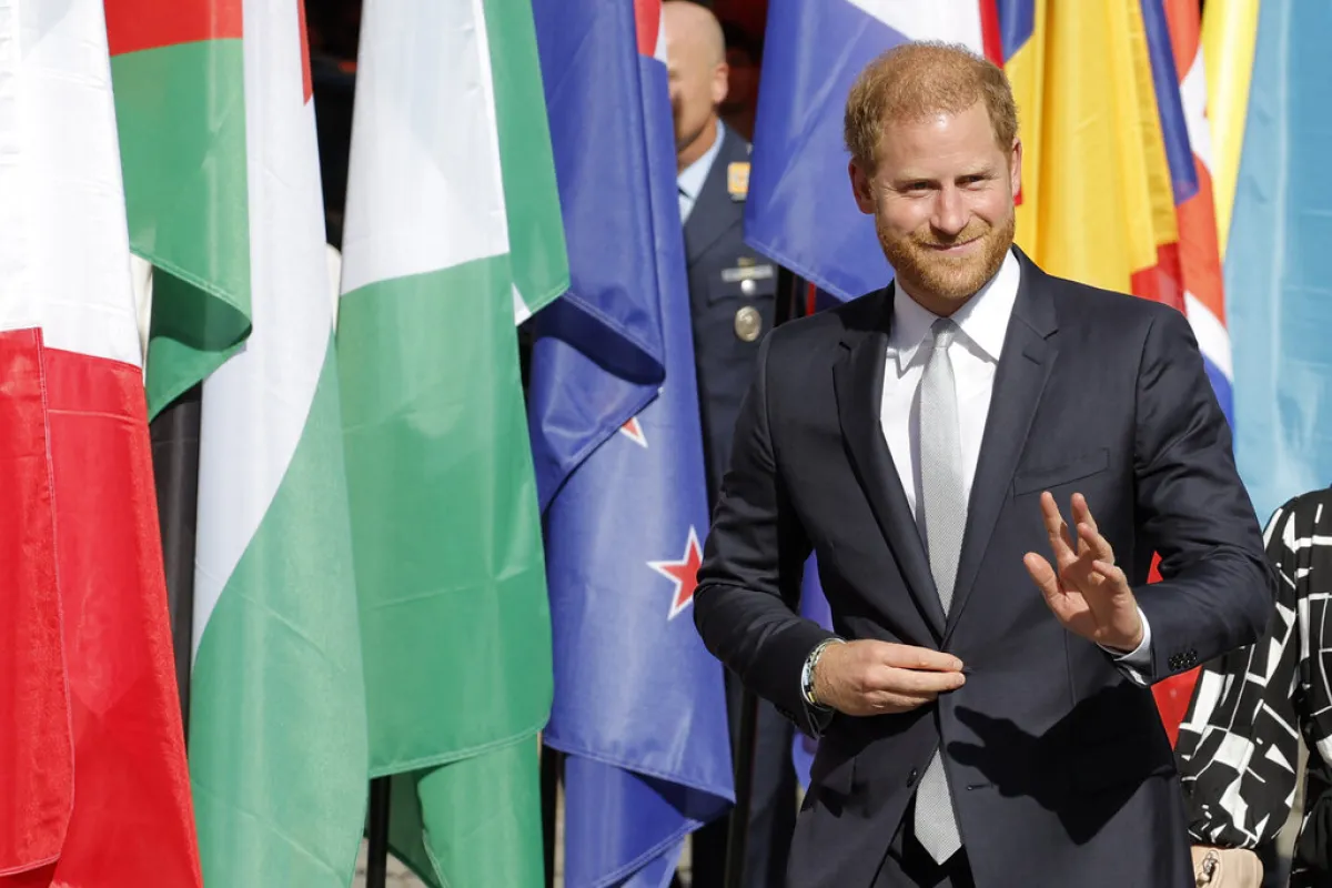 الأمير هاري Prince Harry في ألمانيا (مصدر الصورة: Odd ANDERSEN / AFP)