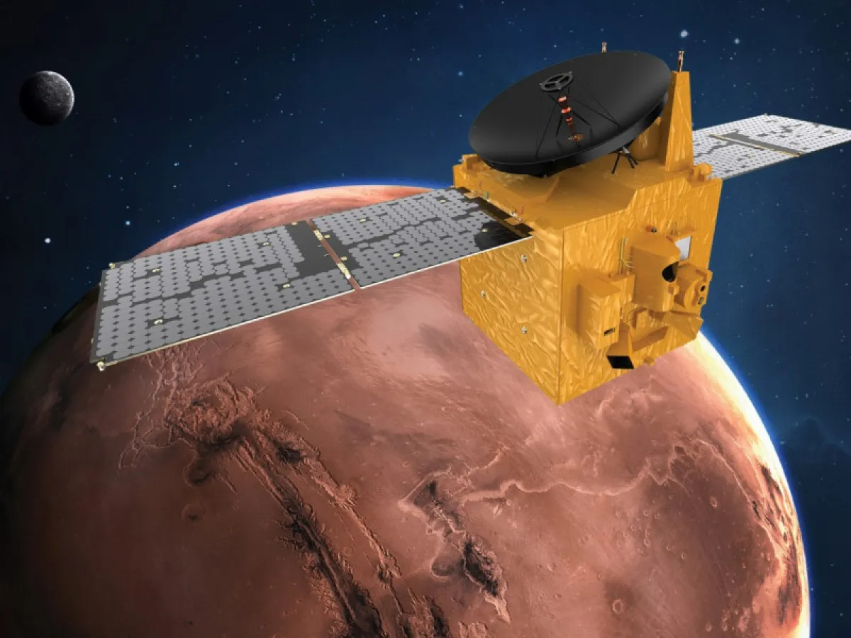 مسبار الأمل. الصورة من wam