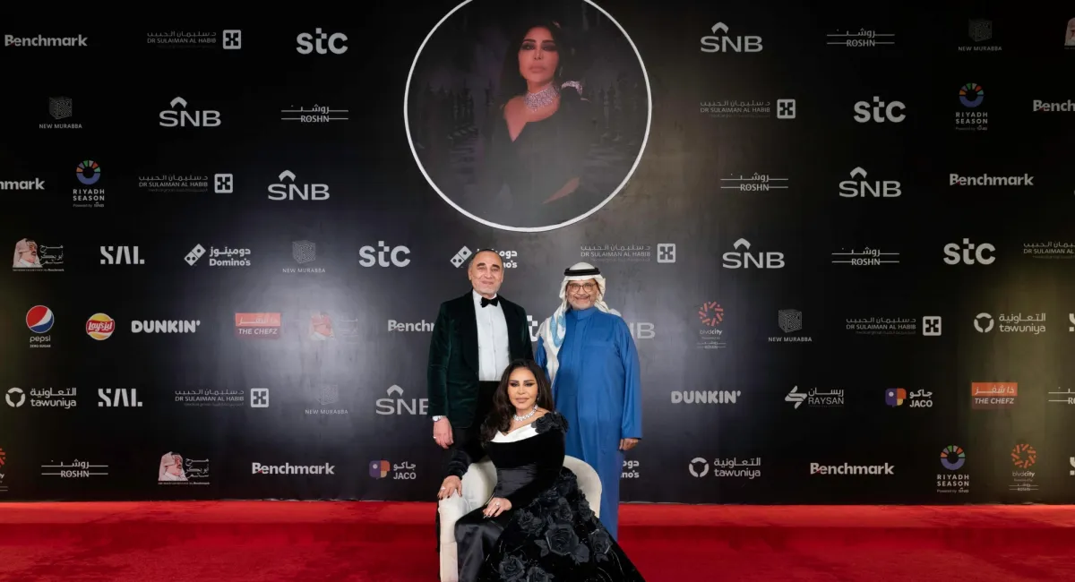 أحلام وزكي حسنين وأمير عبد المجيد -الصورة من المركز الاعلامي ل شركة بنش مارك