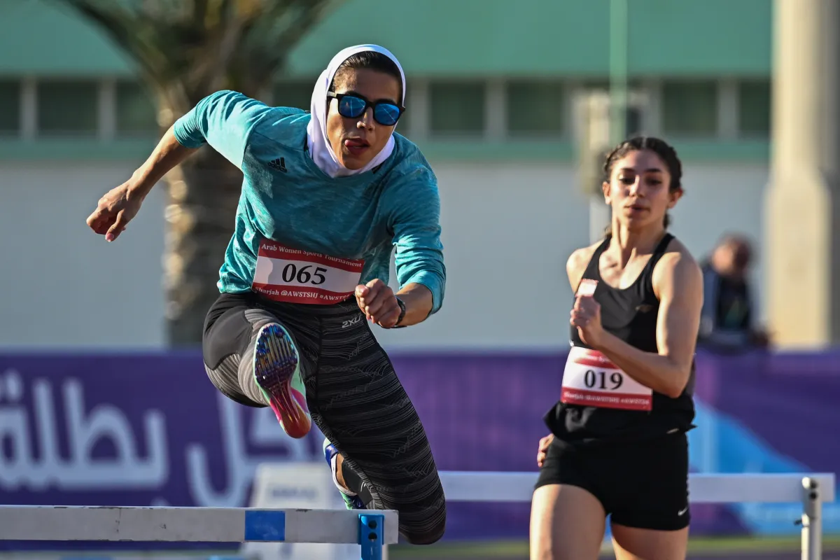 خلال نهائيات ألعاب القوى في عربية السيدات 2024