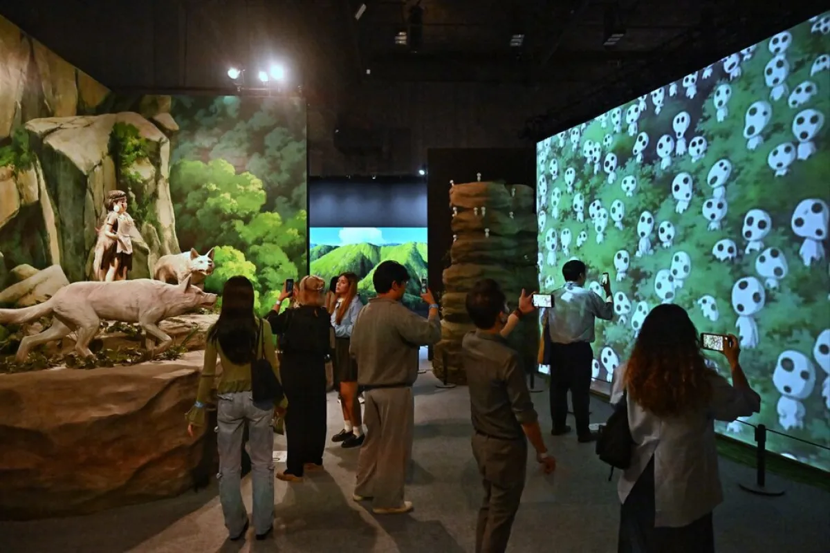 ستوديو فيلم Princess Mononoke (مصدر الصورة:  Lillian SUWANRUMPHA / AFP)