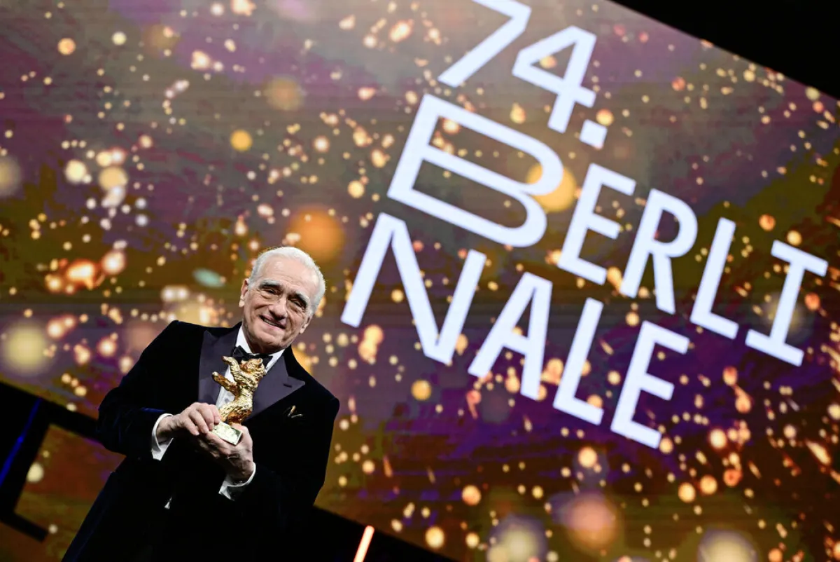 مارتن سكورسيزي  Martin Scorsese في مهرجان برلين السينمائي (مصدر الصورة:  John MACDOUGALL / AFP)