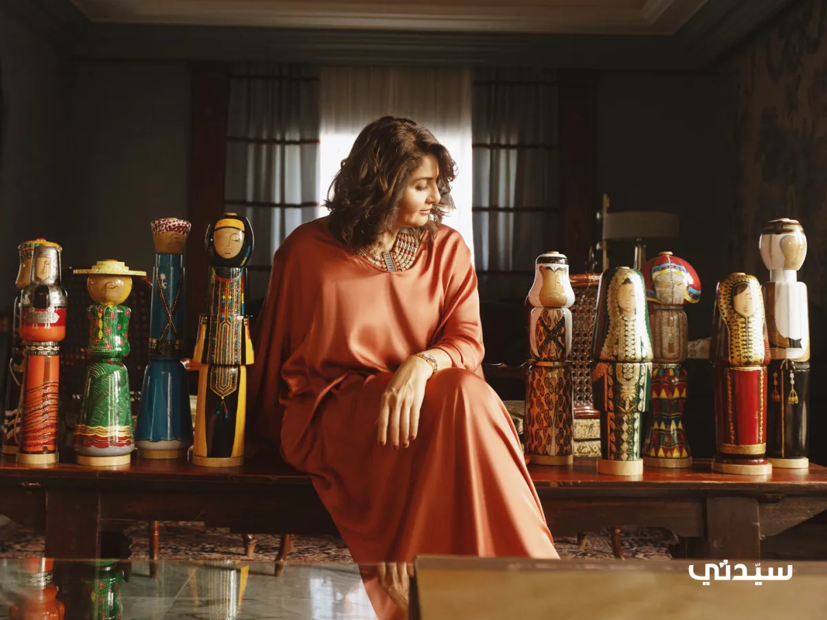 المصممة والفنانة السعودية ملك مسلاتي