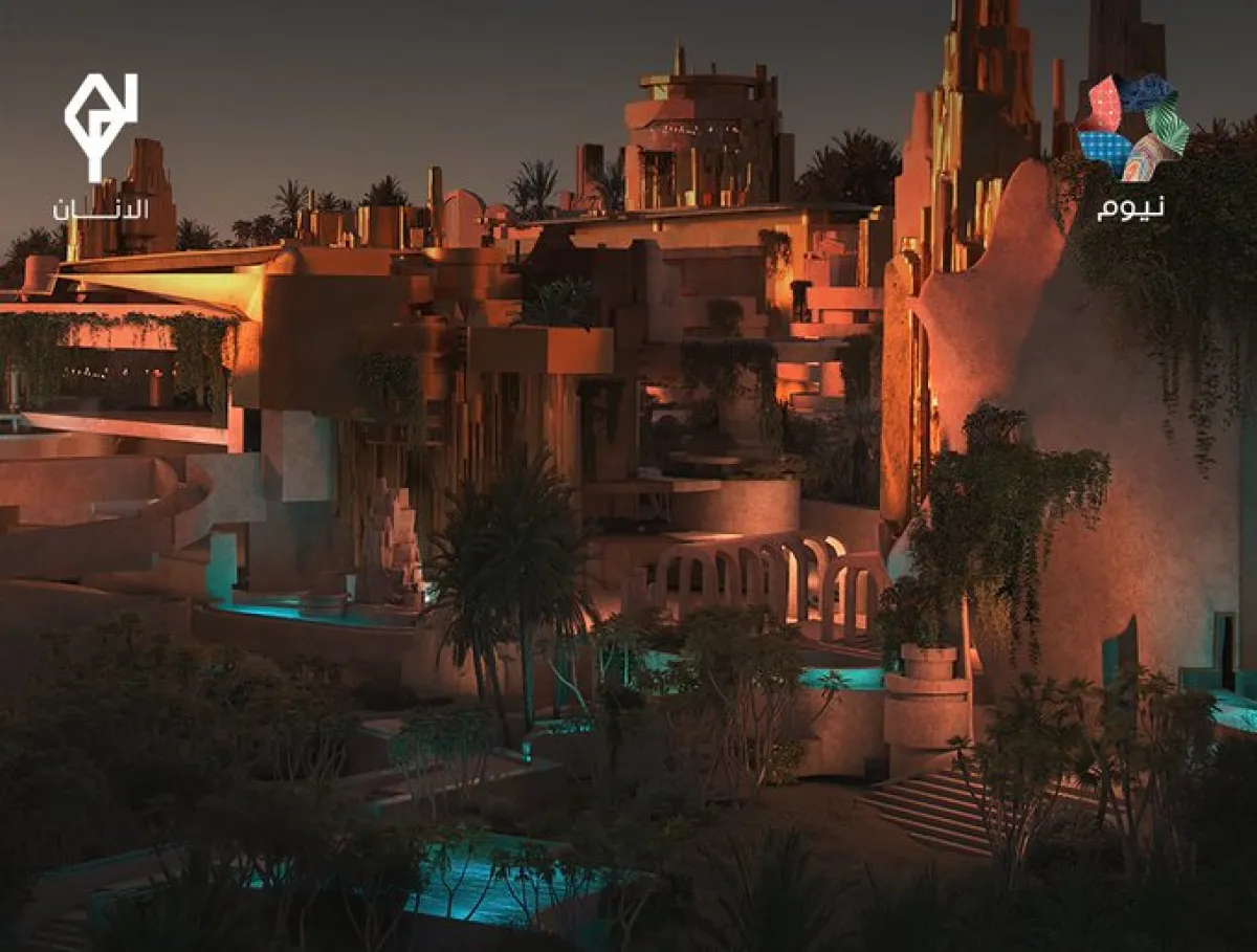 إطلاق منتجع "الانان". الصورة من الموقع نيوم على منصة x