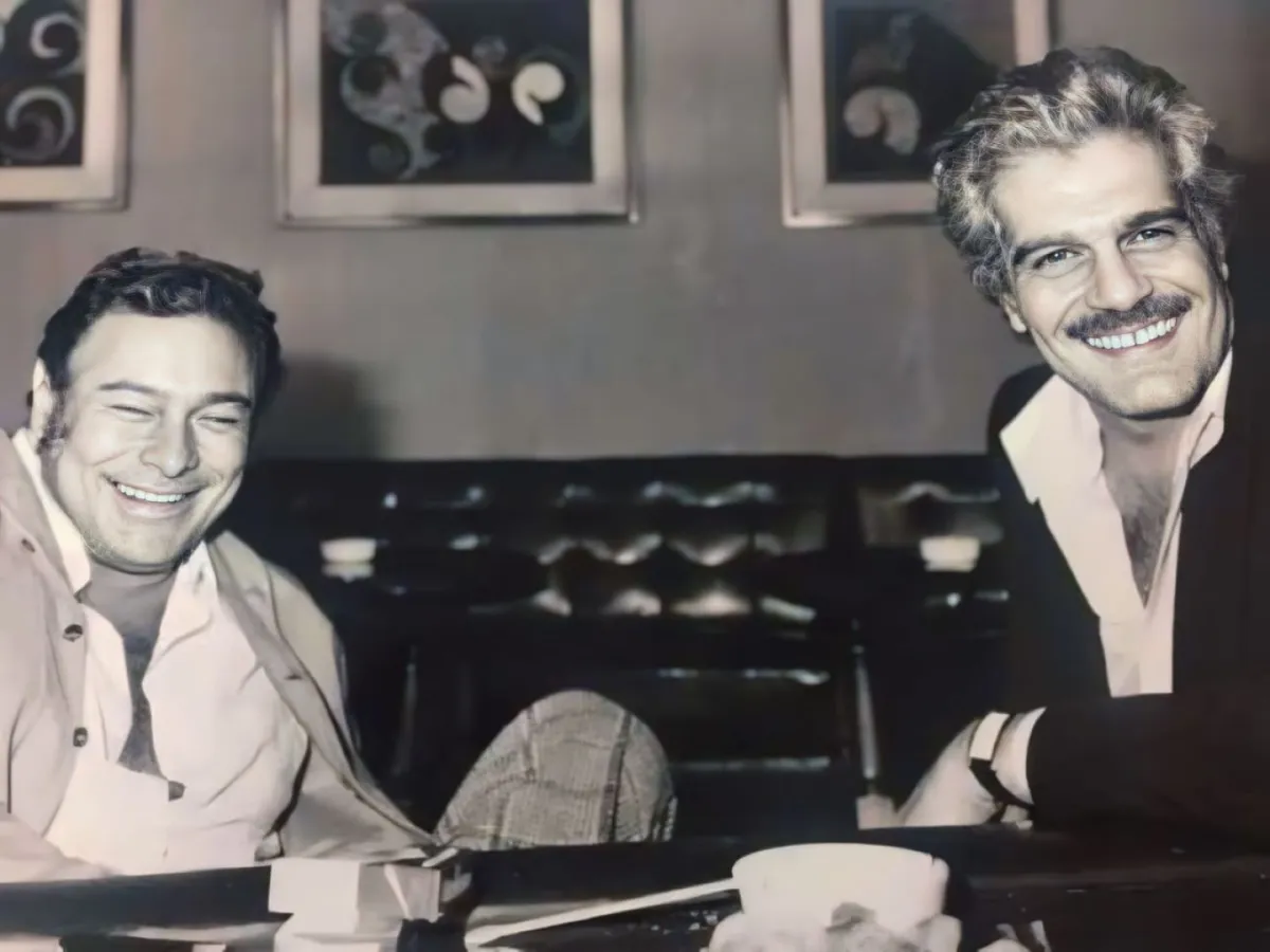 عمر الشريف وأحمد رمزي - صورة أرشيفية