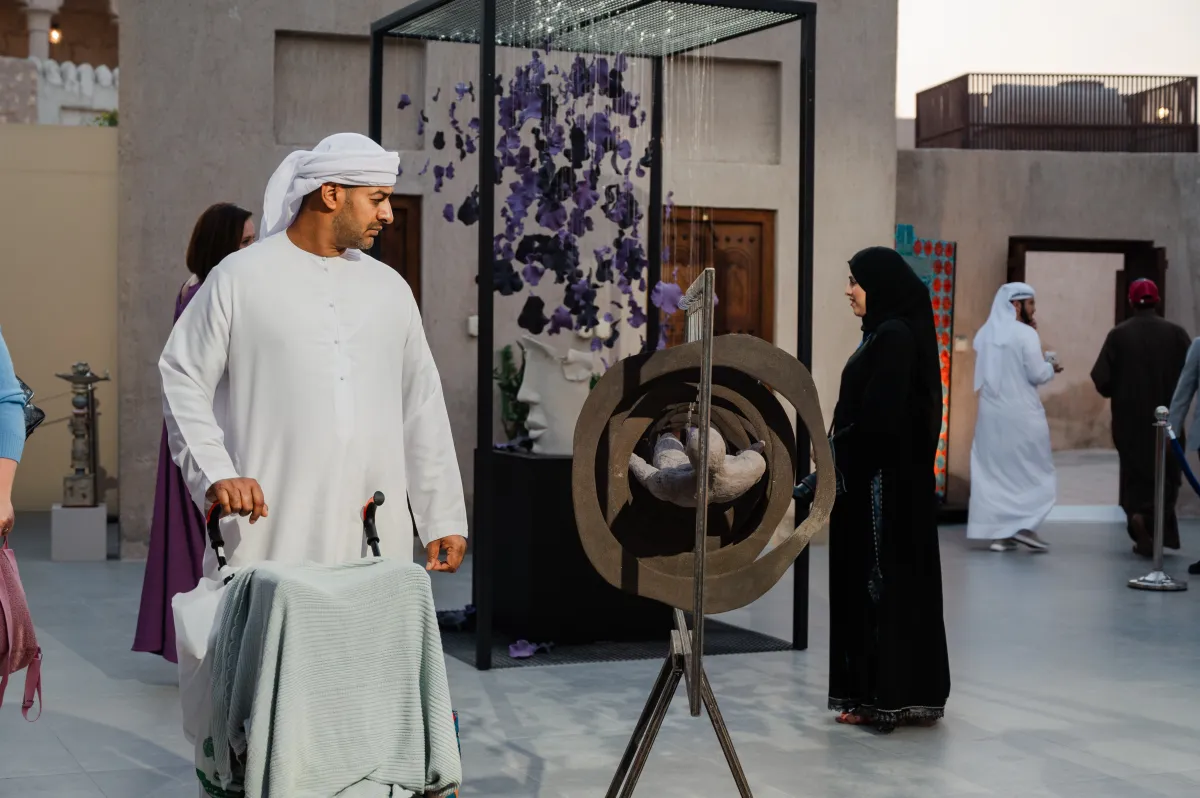 من فعاليات اليوم الأول من مهرجان سكة للفنون والتصميم 2024