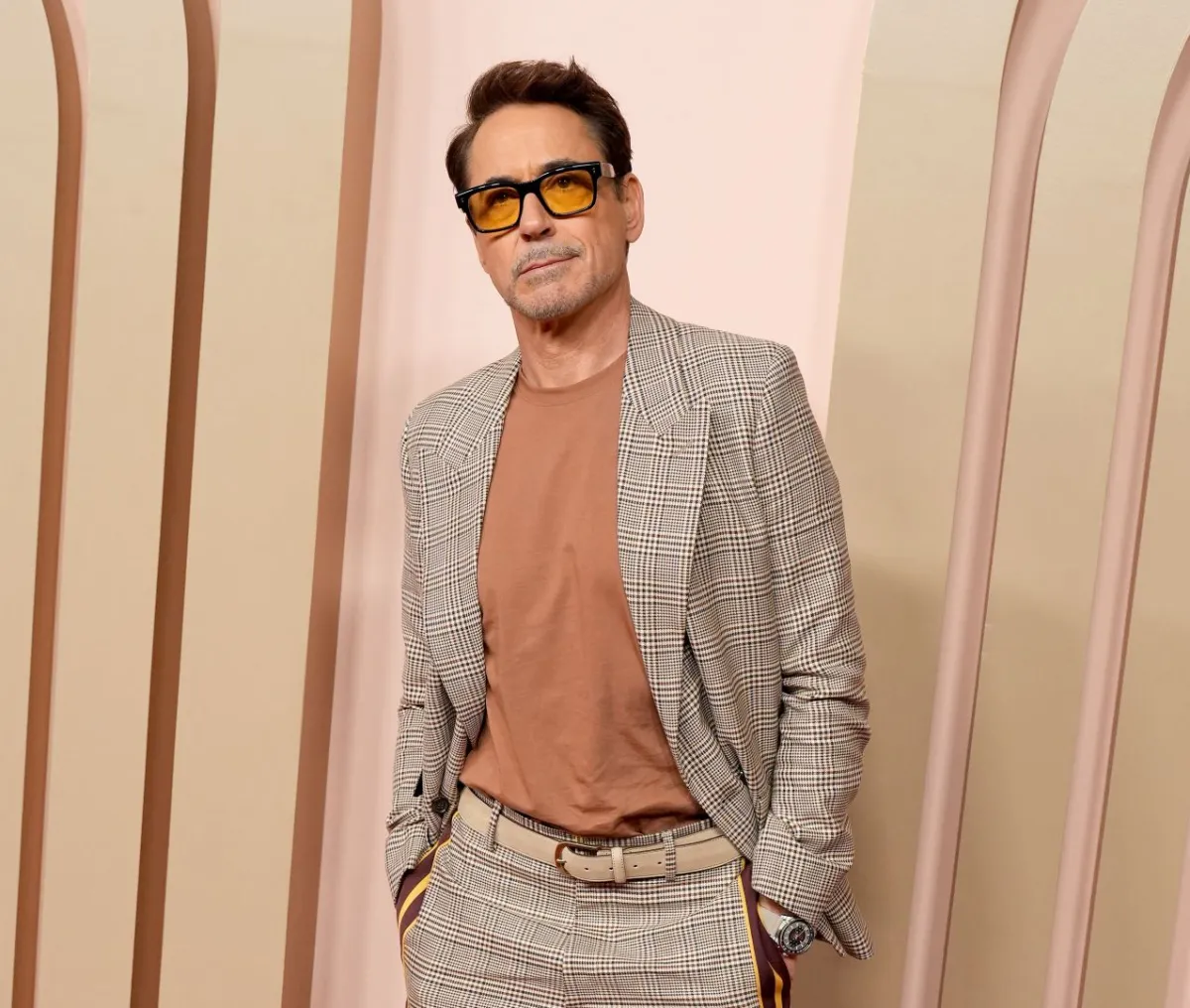 روبرت داوني جونيور في بيفرلي هيلز، كاليفورنيا (Robert Downey Jr.in Beverly Hills, California). مصدر الصورة: JC Olivera/Getty Images/AFP