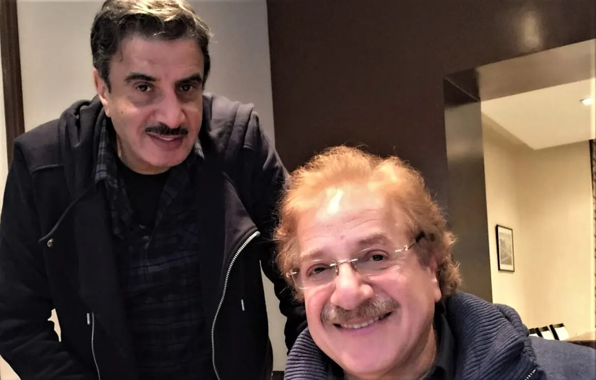 محمدالمنصور وحسين المنصور -الصورة من حسابه على الانستعرام