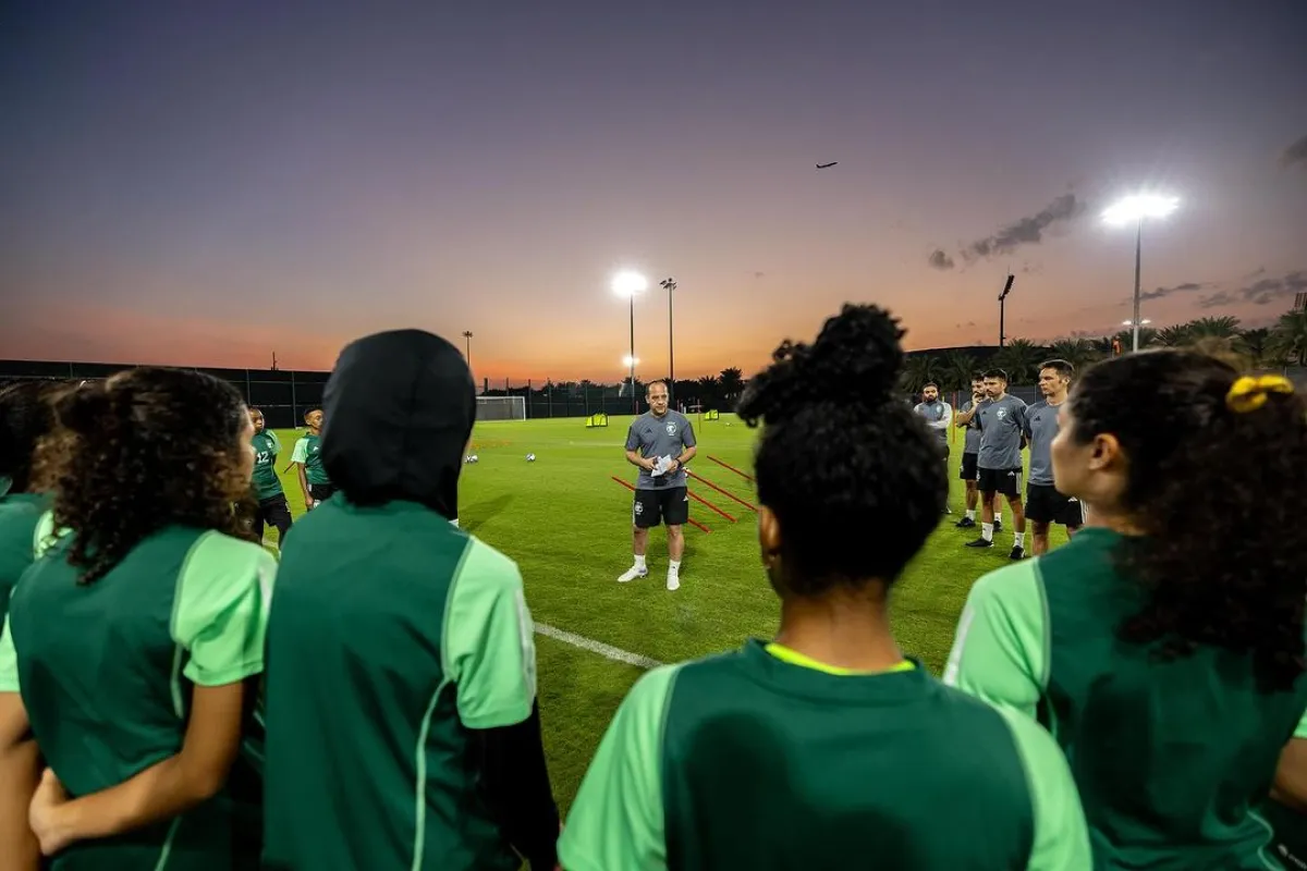 سيدات الأخضر تواجهن الأردن في افتتاح بطولة غرب آسيا لكرة القدم- الصورة من حساب SAFF WFD على إنستقرام