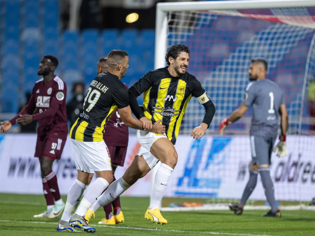 الاتحاد يتأهل لنصف نهائي كأس الملك برباعية ضد الفيصلي - الصورة من حساب كأس خادم الحرمين الشريفين على منصة إكس