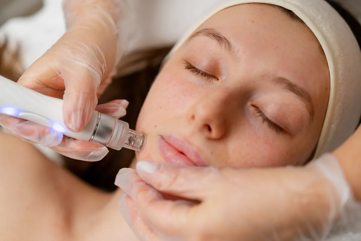 تنظيف البشرة بالموجات فوق الصوتية