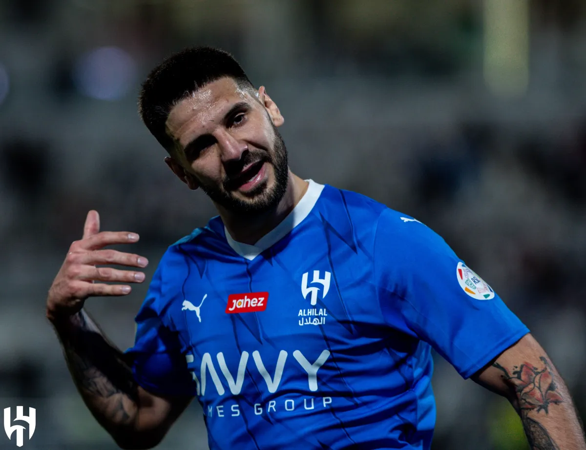 ميتروفيتش قد يغيب عن لقاء كأس السوبر السعودي - الصورة من حساب نادي الهلال على منصة إكس