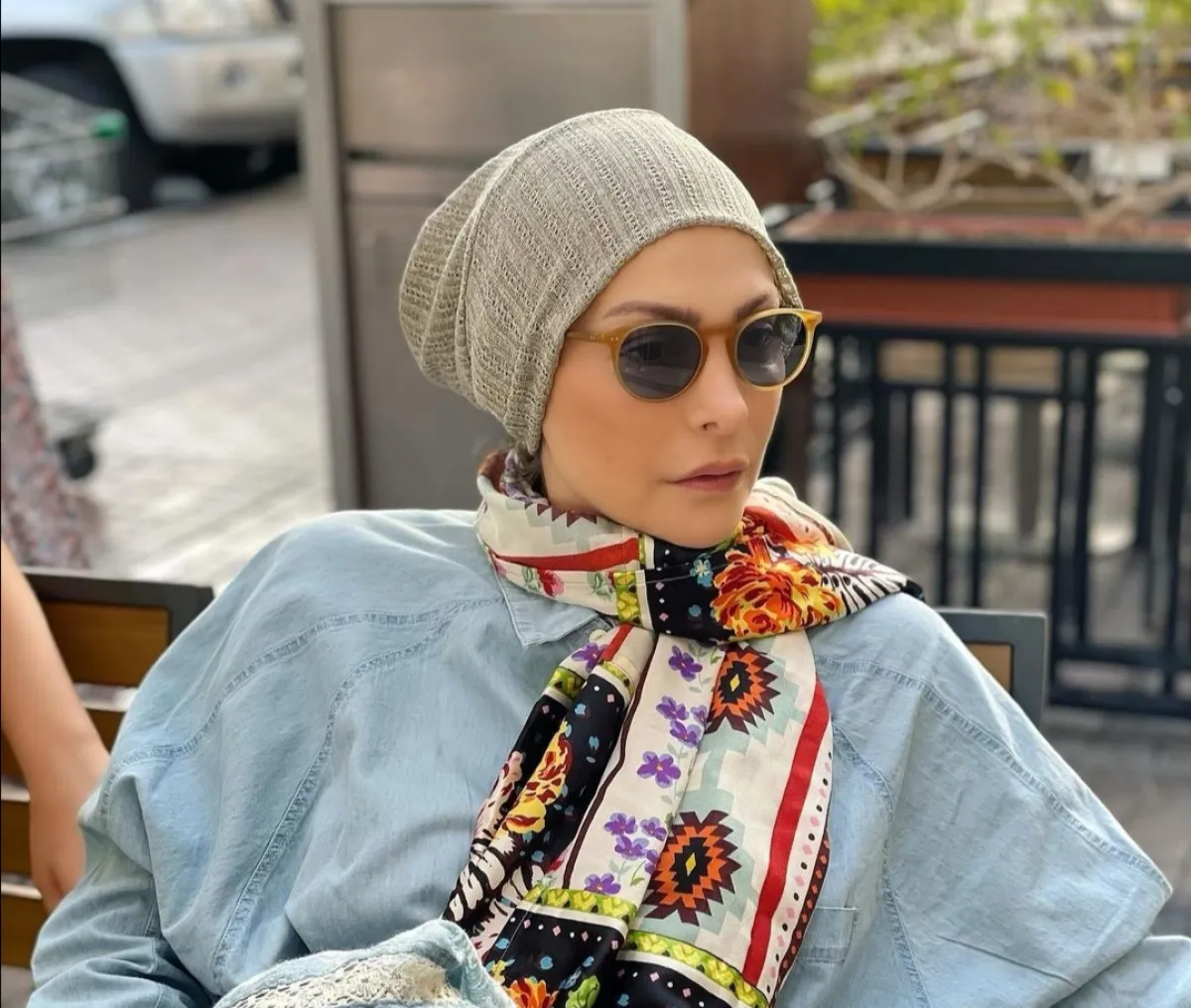 أمل حجازي الصورة من حسابها على إنستغرام