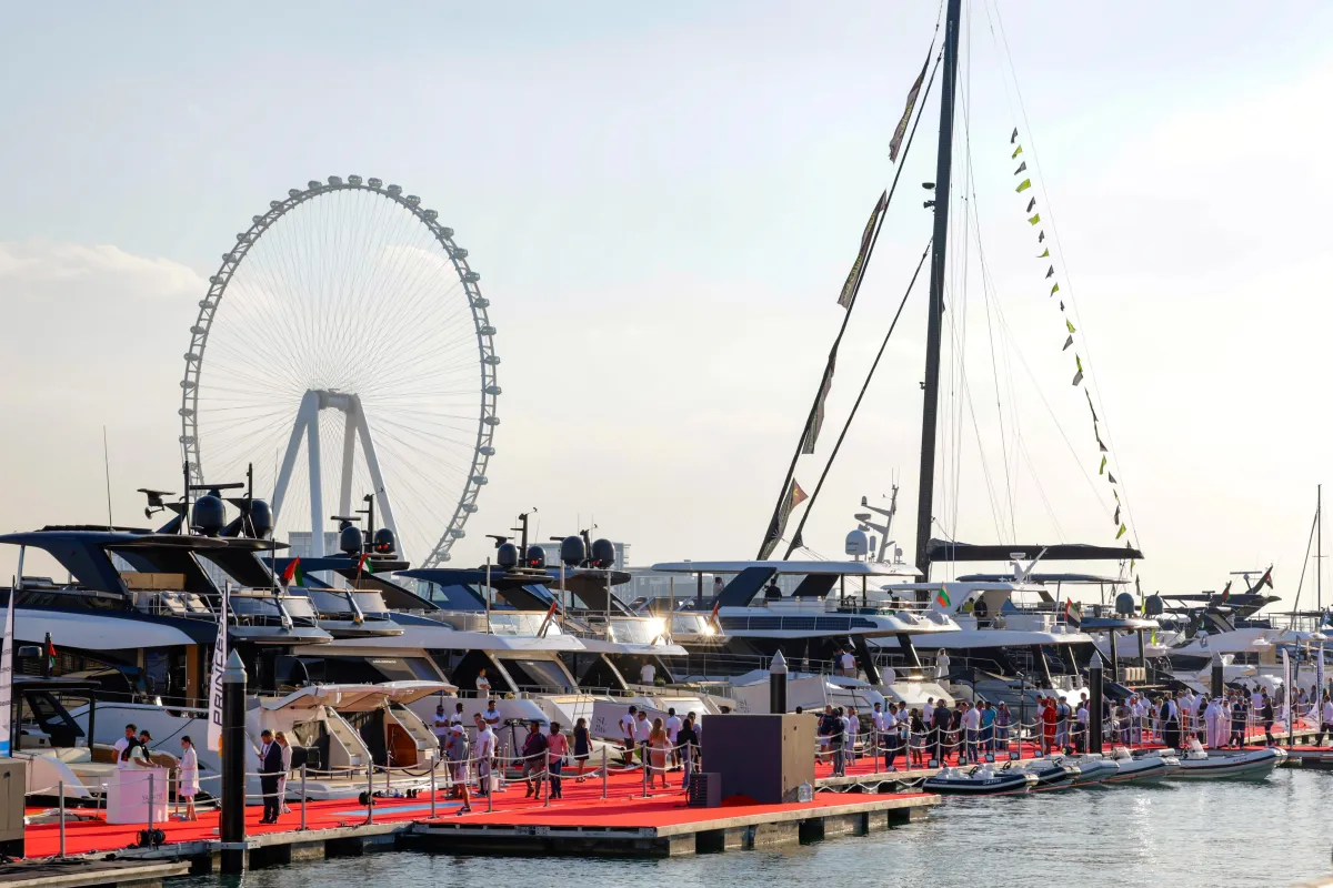 معرض دبي العالمي للقوارب. الصورة من مكتب دبي الإعلامي