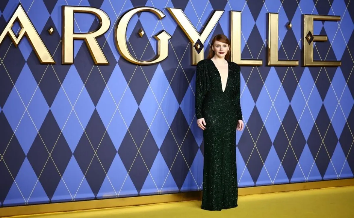  برايس دالاس هوارد  Bryce Dallas Howard في افتتاح فيلمها في لندن- (مصدر الصورة: Photo by HENRY NICHOLLS / AFP)