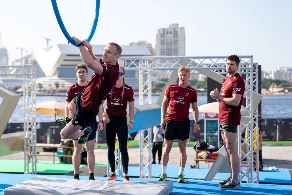 اليوم الثالث من الألعاب الحكومية. الصورة من الحساب الرسمي للألعاب الحكومية على منصة x 