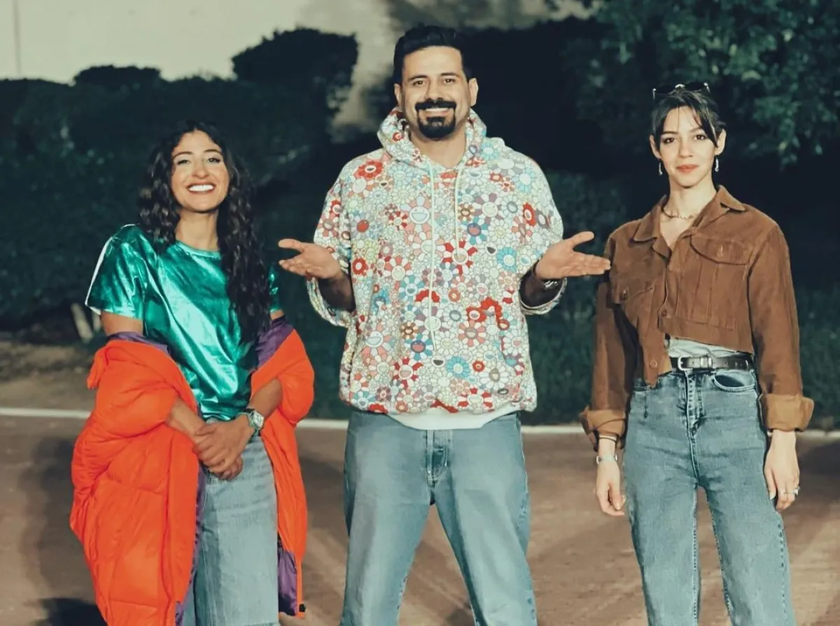 عبد الله بوشهري وشجون الهاجري وغيد- الصورة من حساب عبد الله بوشهري على إنستغرام