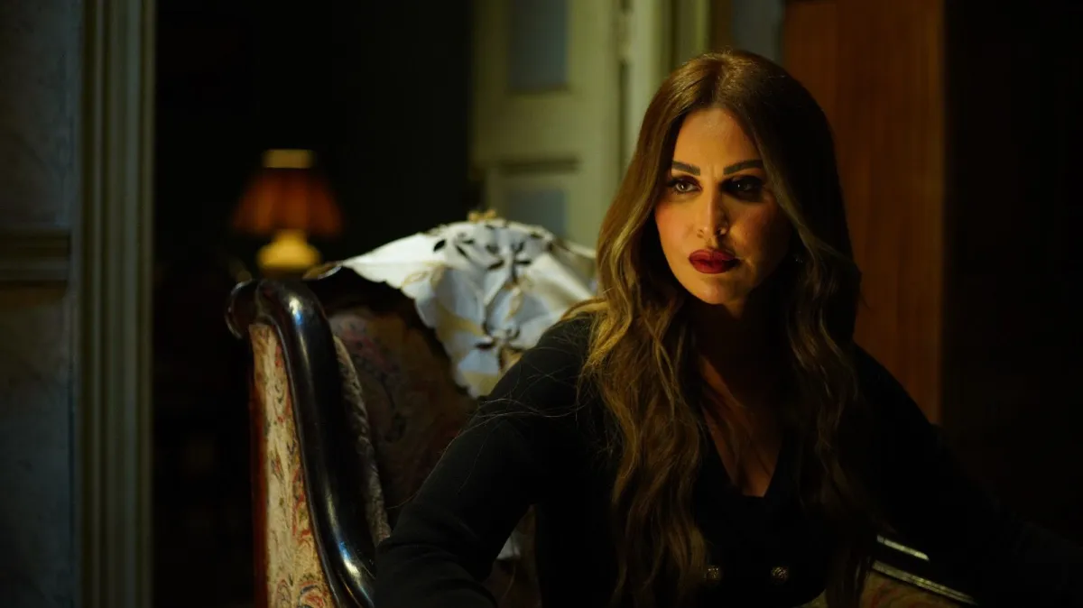 مي سليم من كواليس مسلسل المداح- الصورة من المركز الإعلامي للمسلسل