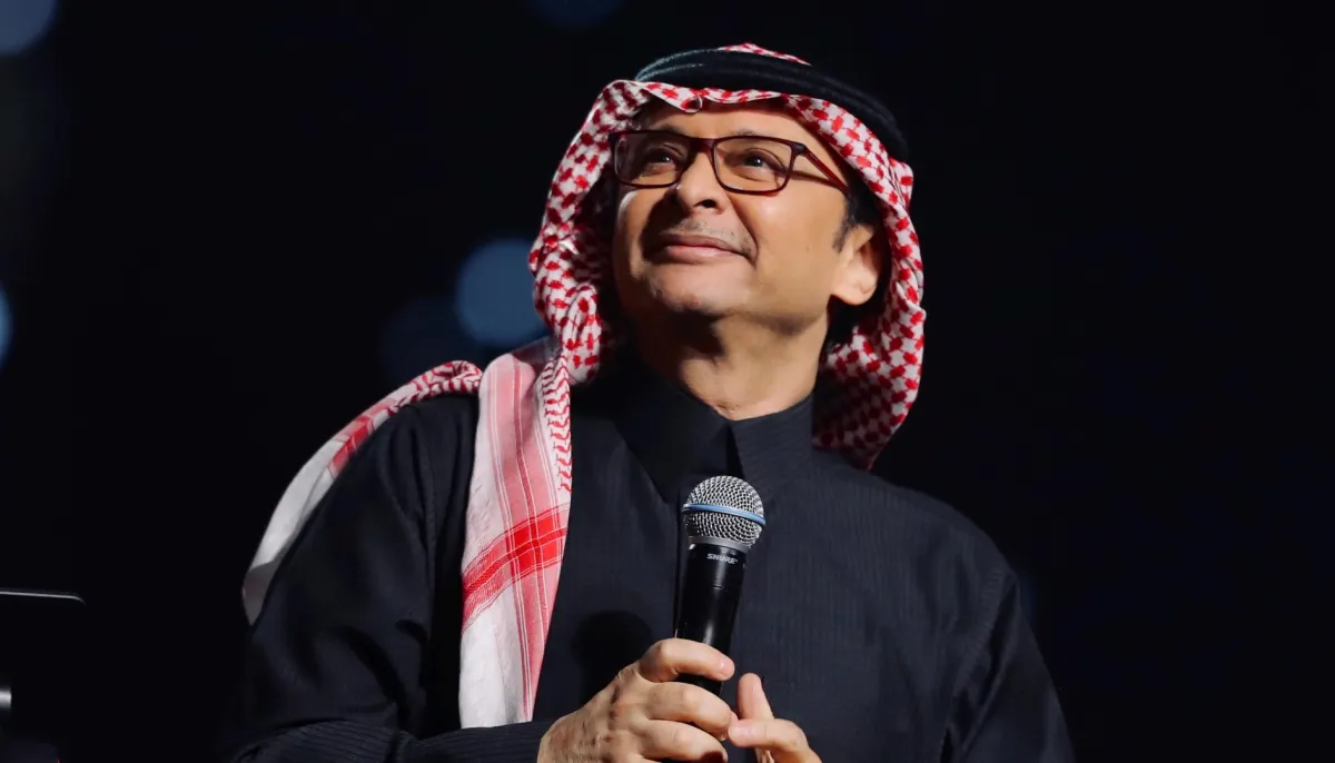 عبد المجيد عبدالله في موسم الرياض- الصورة من المركز الاعلامي ل روتانا