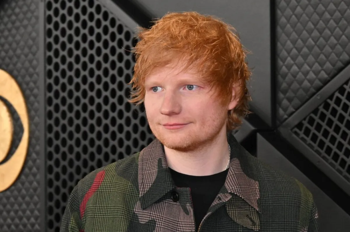 إيد شيران Ed Sheeran في حفل غرامي 2024 (مصدر الصورة: Robyn BECK / AFP)