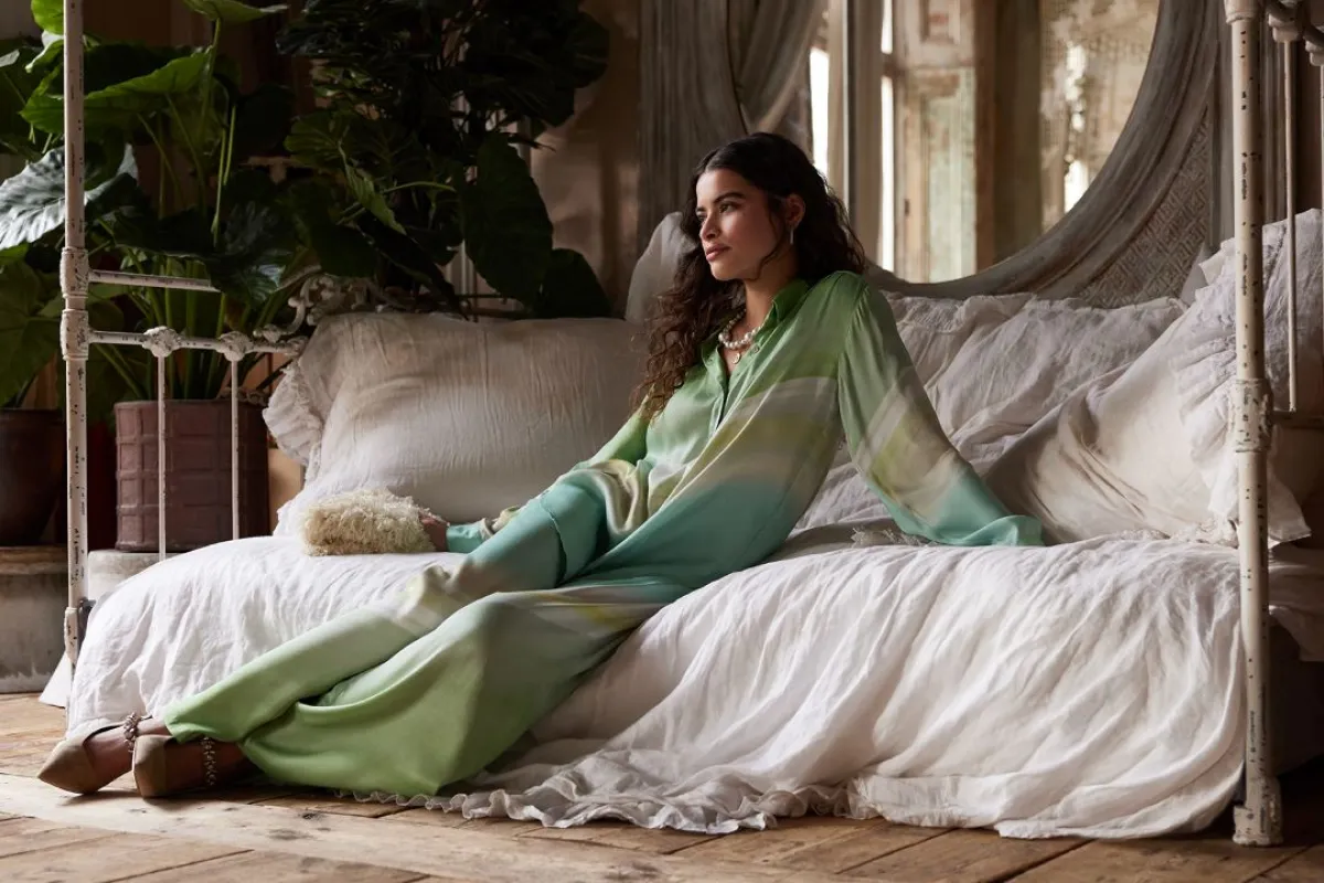 قفطان مطبع من ماركة أنثروبولوجي خاص برمضان- الصورة من الماركة