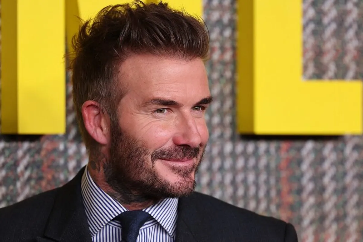 ديفيد بيكهام David Beckham في عرض "The Gentlemen" (مصدر الصورة: Adrian DENNIS / AFP)