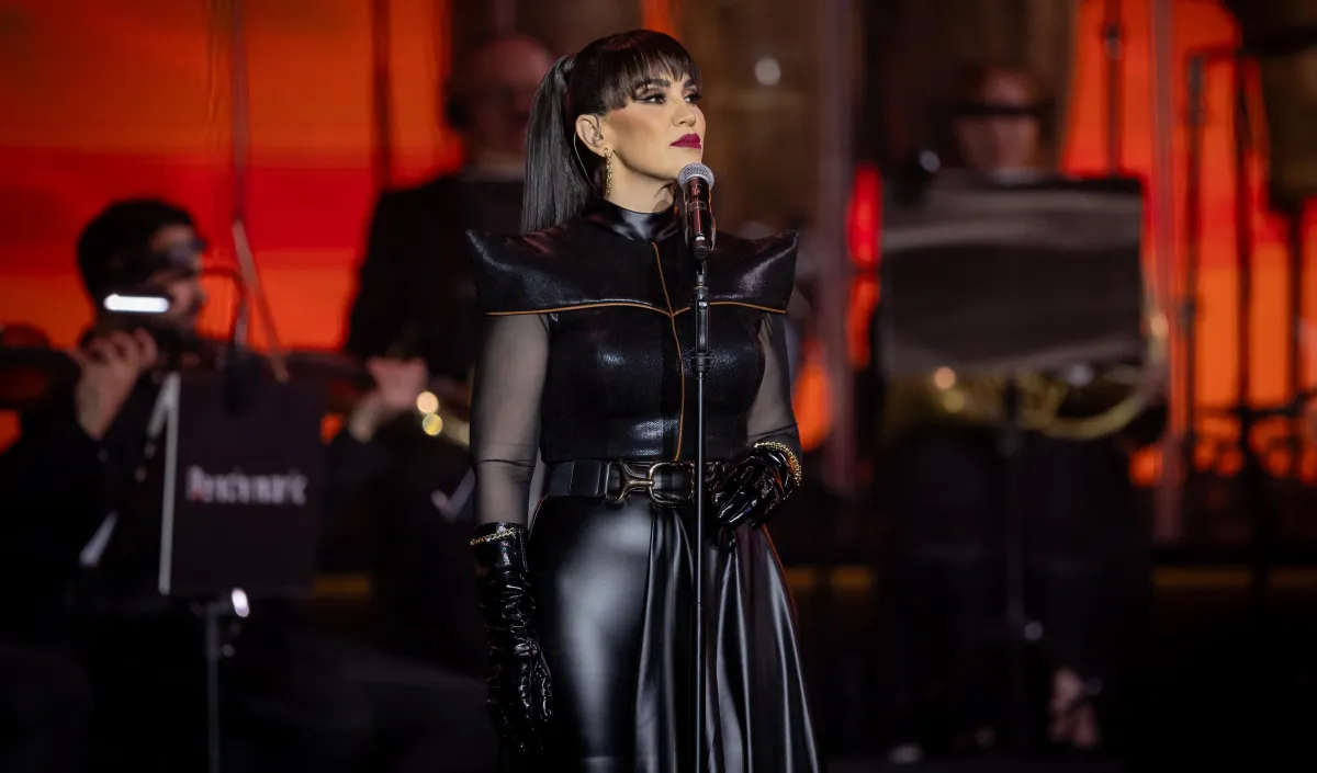 مي فاروق -الصورة من المركز  الاعلامي ل شركة بنش مارك