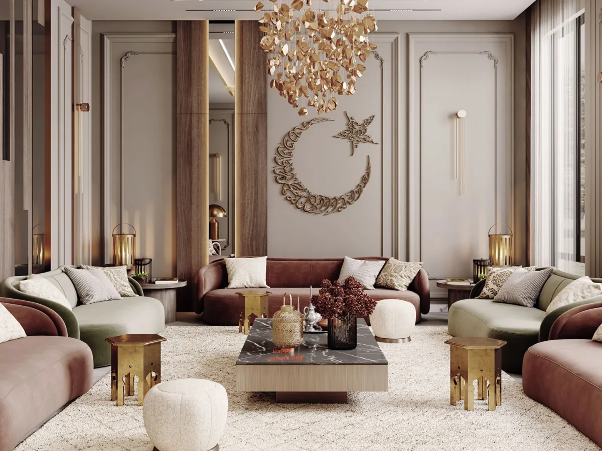 ديكور رمضان في مجلس النساء