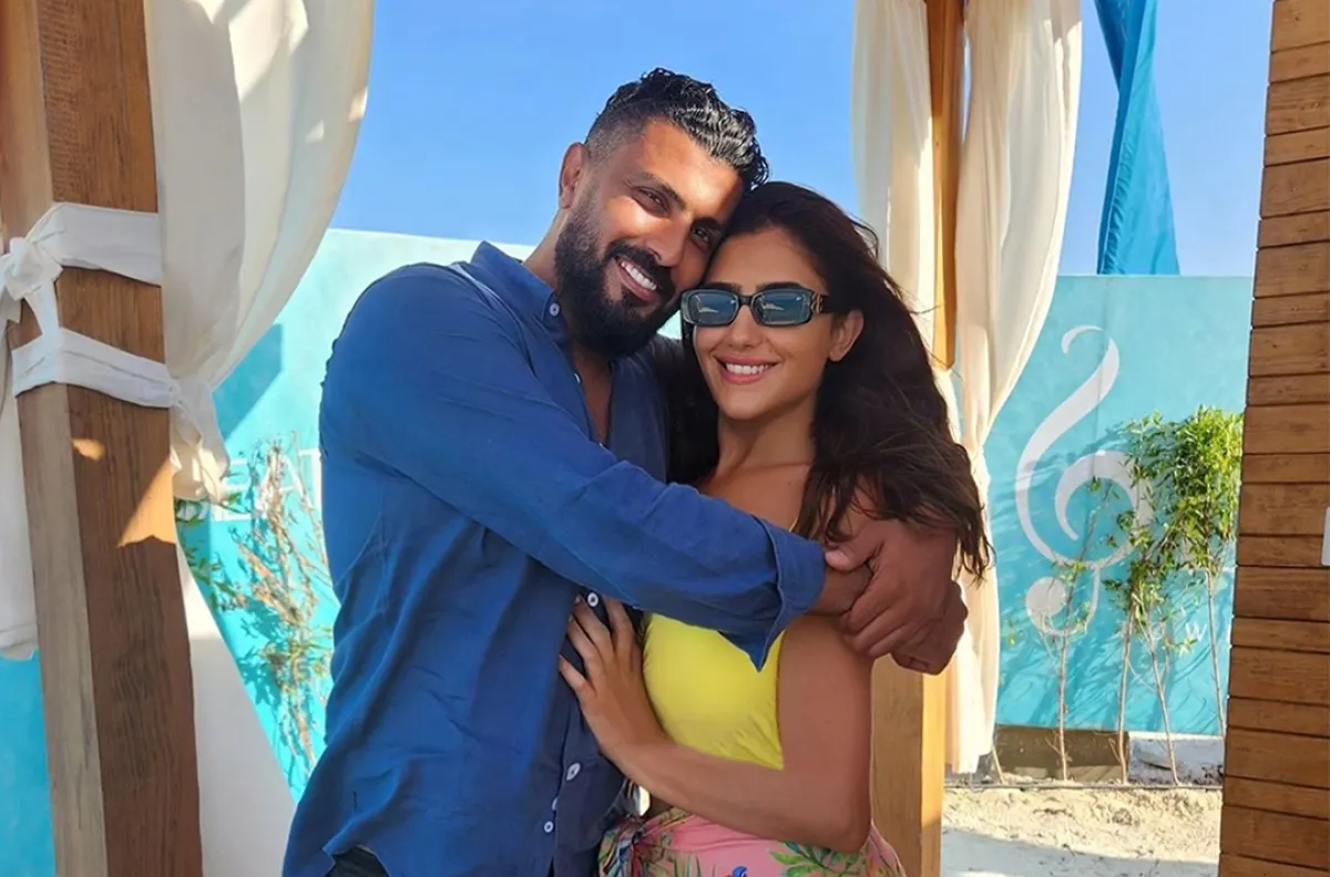 مي عمر ومحمد سامي- الصورة من حساب مي عمر على إنستغرام