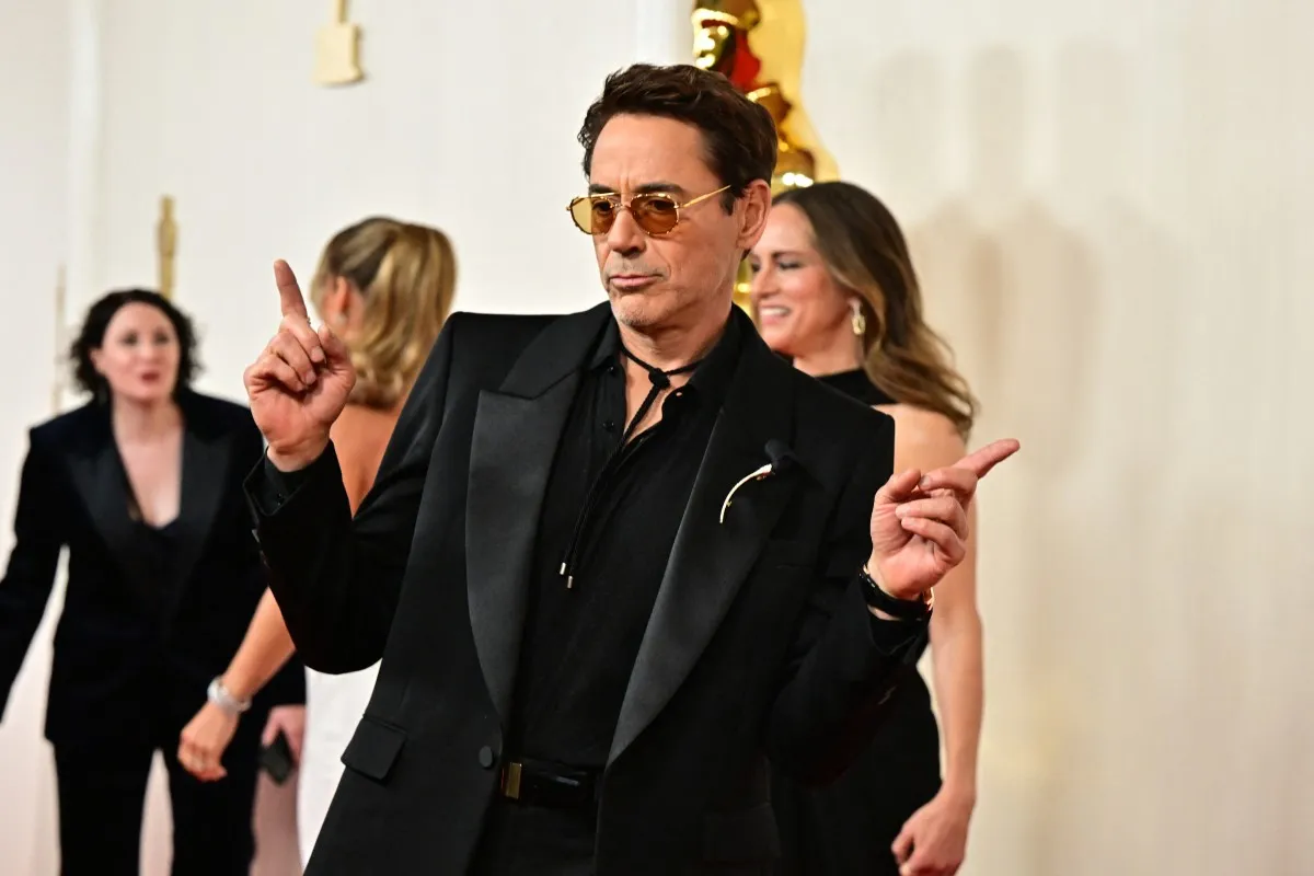 روبرت داوني جونيور Robert Downey Jr في حفل الأوسكار (مصدر الصورة  Frederic J. Brown  AFP)