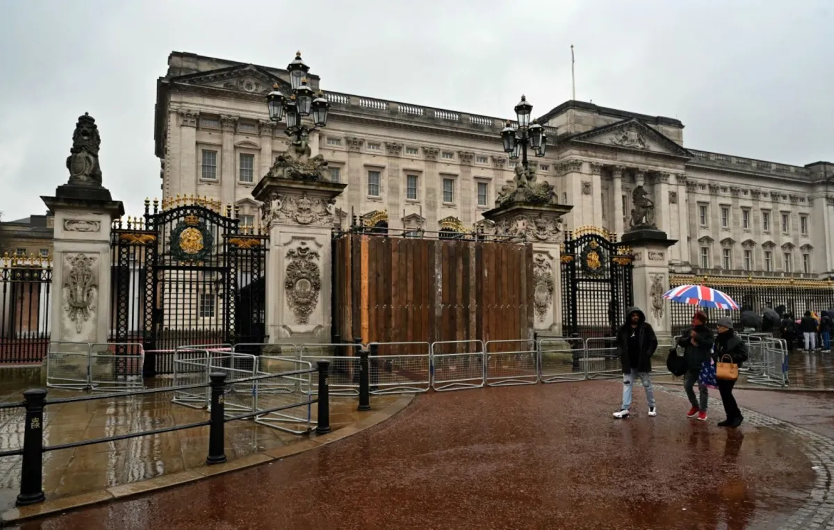 قصر باكنغهام في لندن (Buckingham Palace in London). مصدر الصورة: JUSTIN TALLIS / AFP