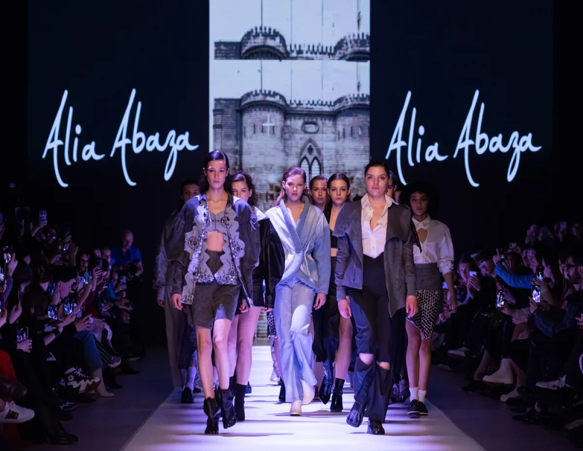 عليا أباظة Alia Abaza - الصورة من مكتب العلاقات العامة لأسبوع الموضة في موسكو 